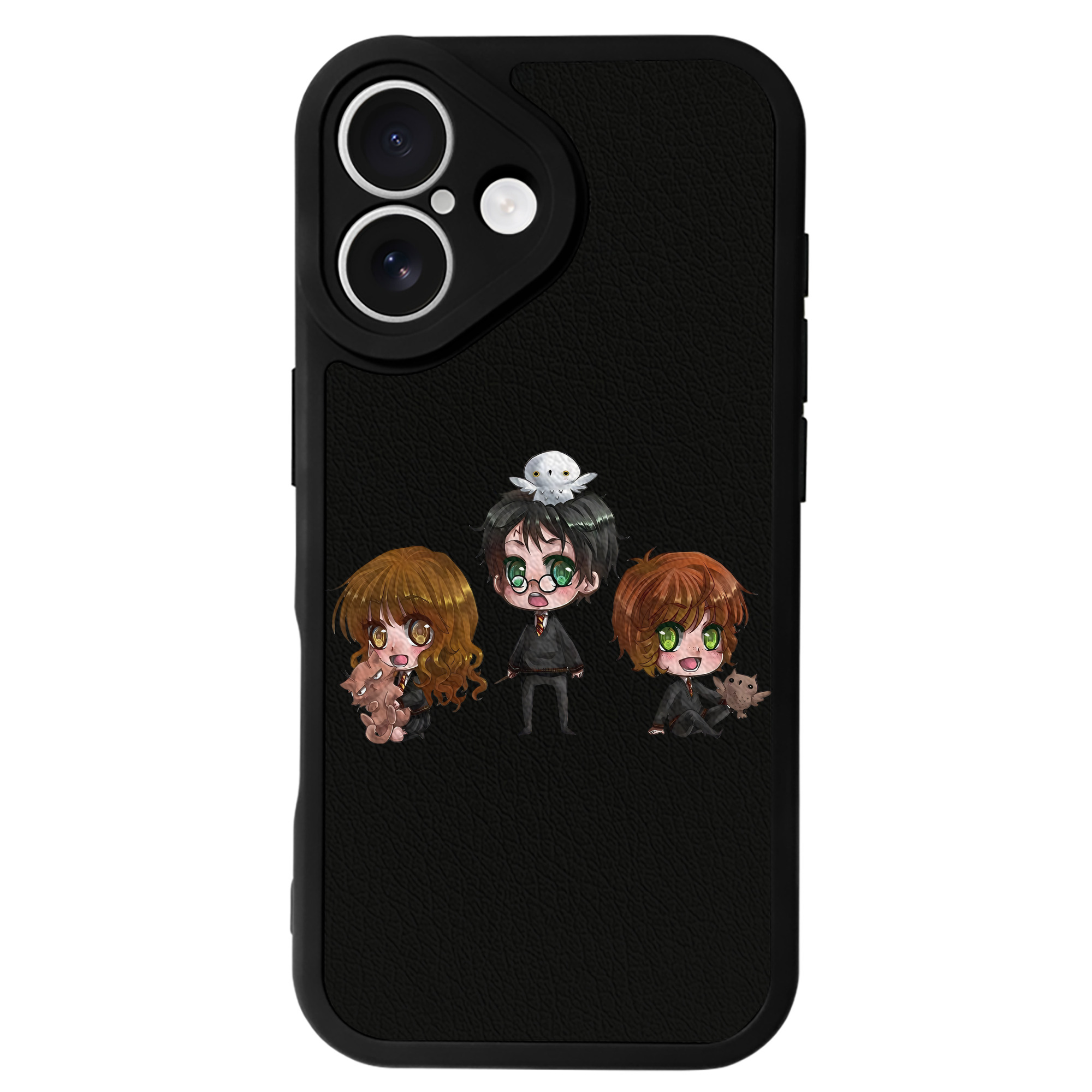 （画像用） Harry Potter ハリー・ポッターシリーズ 【iPhone 16シリーズ対応】シリコンスマホケース（レザー調） 材質：シリコン